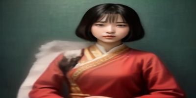中国传统文化元素与现代女性形象的对比图，体现卿本佳人连接古今的文化底蕴
