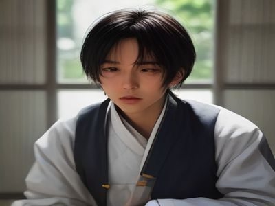 古朴书卷与毛笔砚台的静物摆设，传递卿本佳人典故的千年文化积淀感