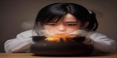 古籍翻开的书页特写，配合卿本佳人典故溯源的主题